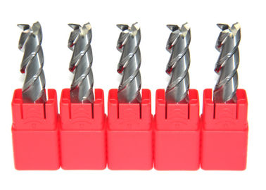 3 Blade Tungsten Steel Aluminum Cutting End Mills Uncoated No Coating